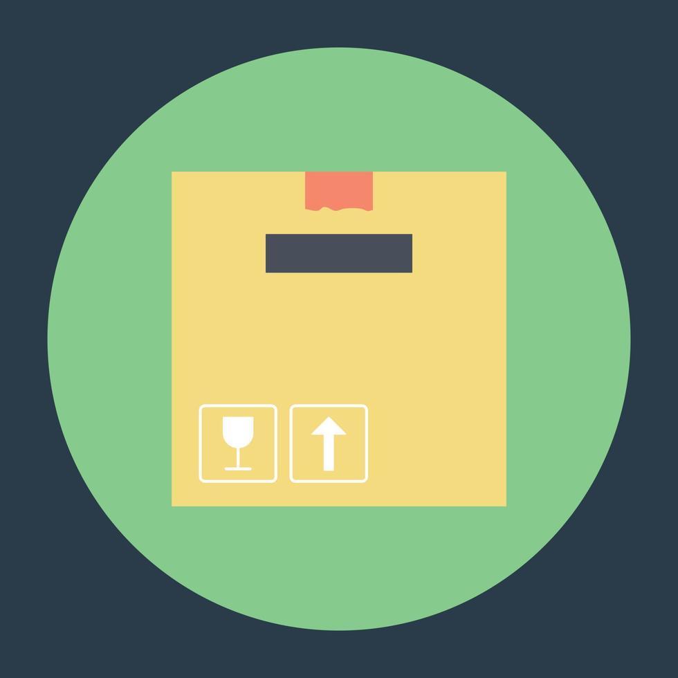Trendy Parcel Concepts vector