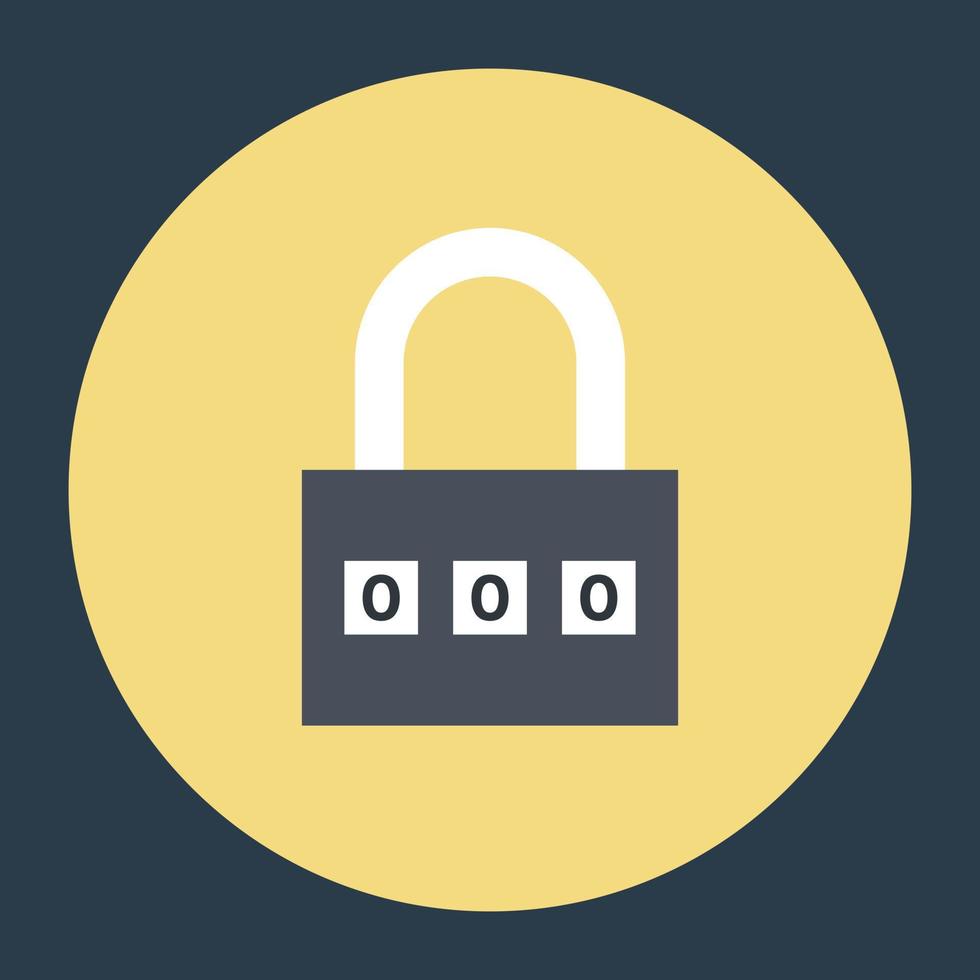 Code Padlock Concepts vector