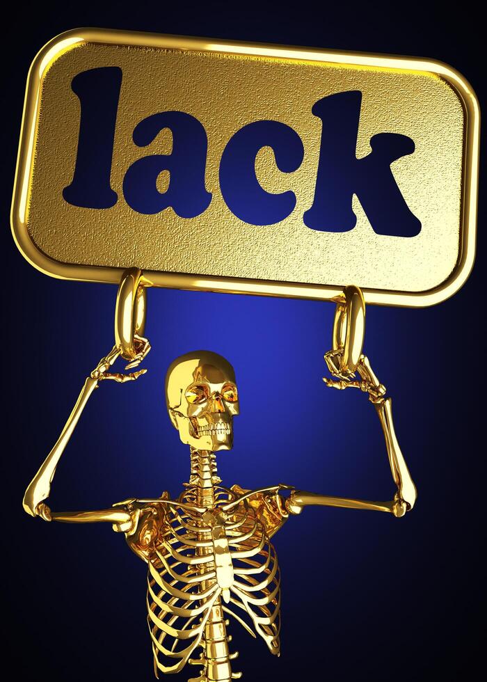 lack word and golden skeleton 6357177 Stock Photo at Vecteezy lack word and golden skeleton 6357177 Stock Photo at Vecteezy