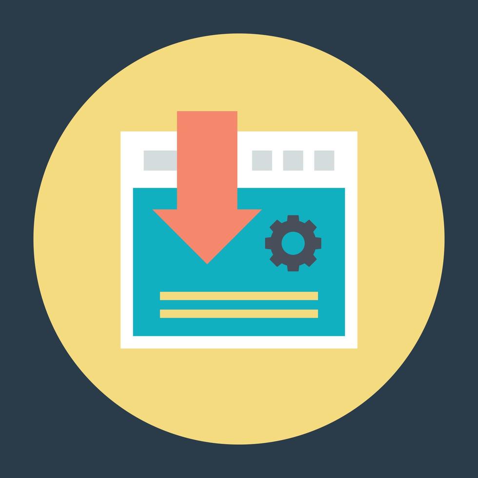 Trendy SEO Concepts vector