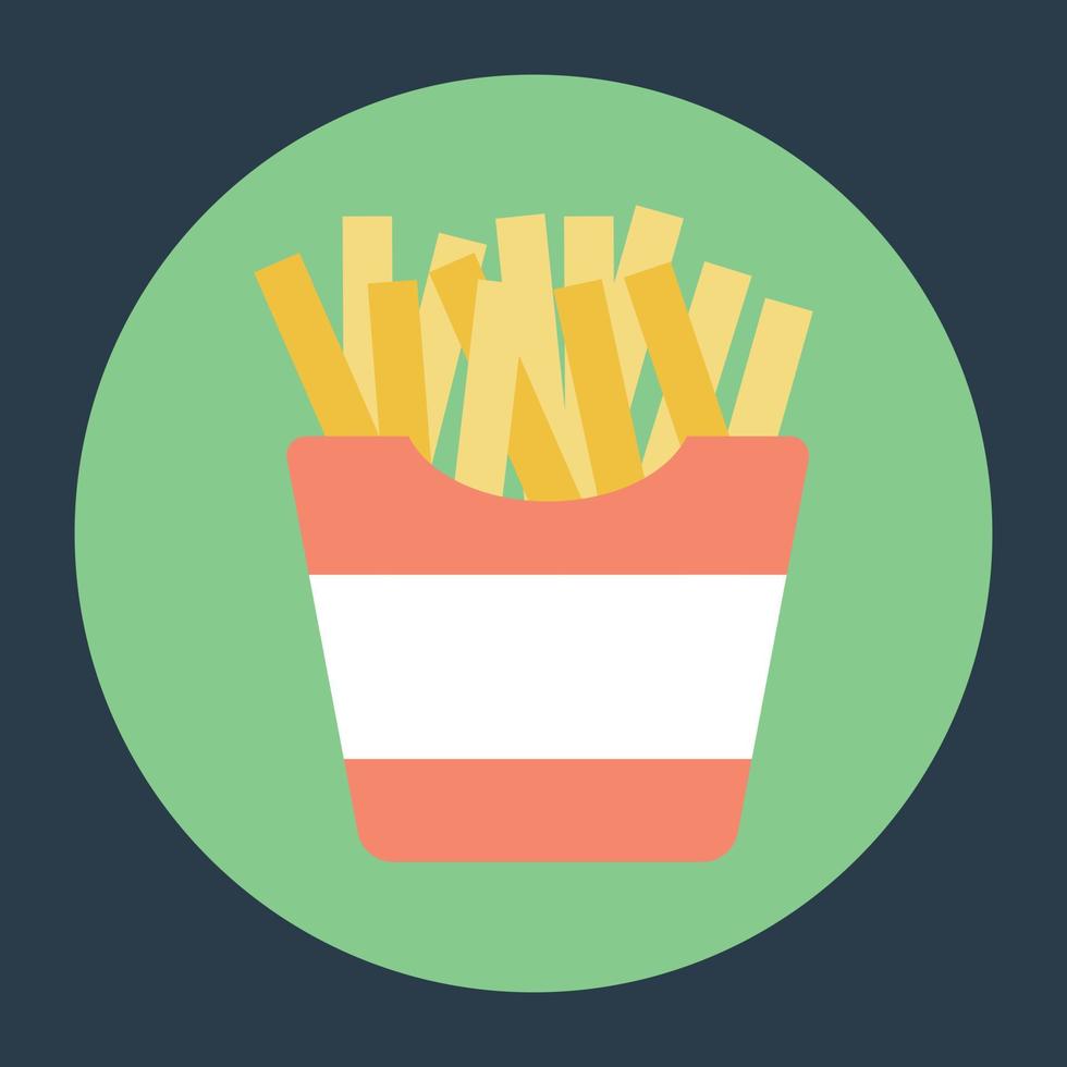 French Fries Concepts vector