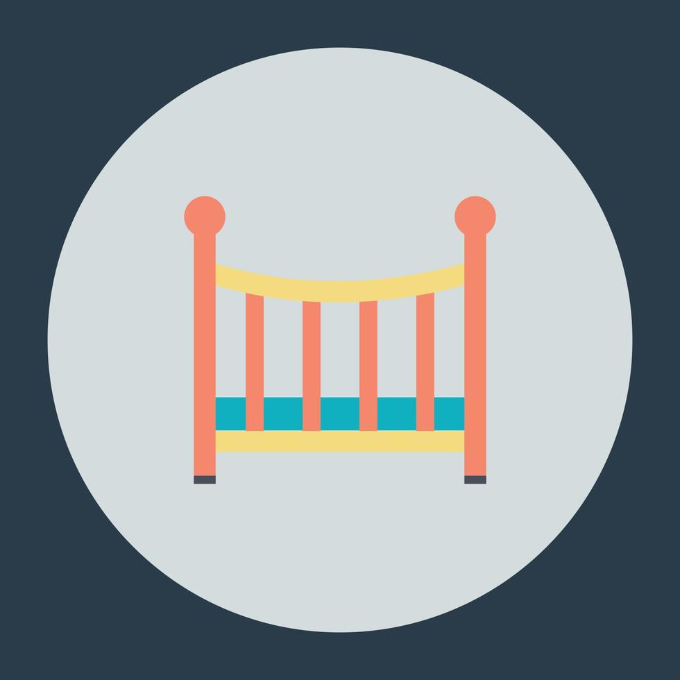 Baby Crib Concepts vector