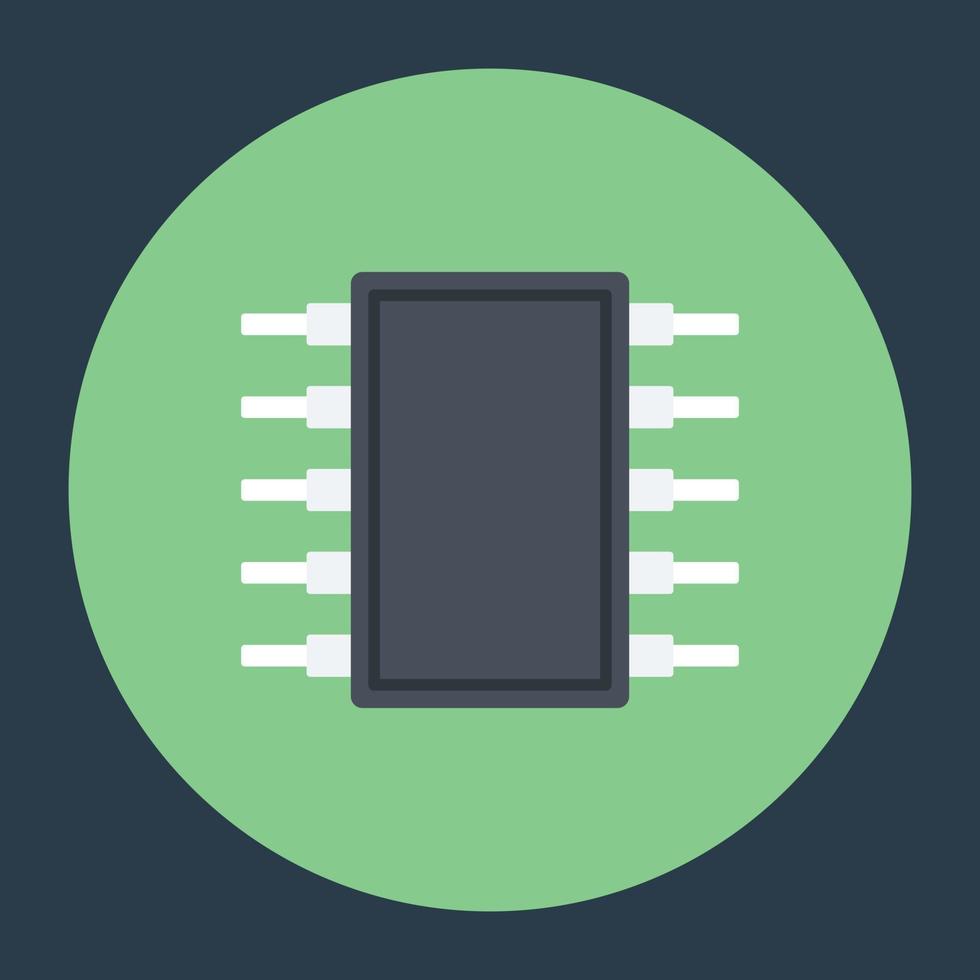 conceptos de circuitos integrados vector