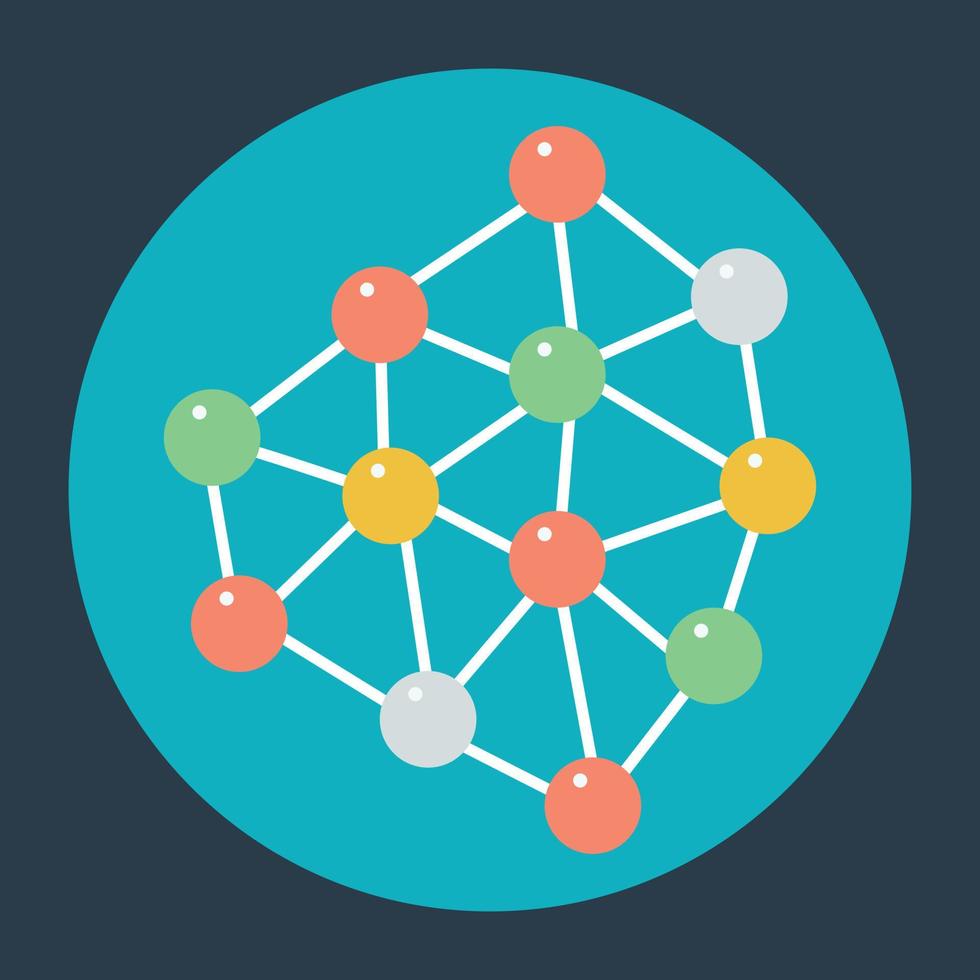 conceptos de estructura molecular vector