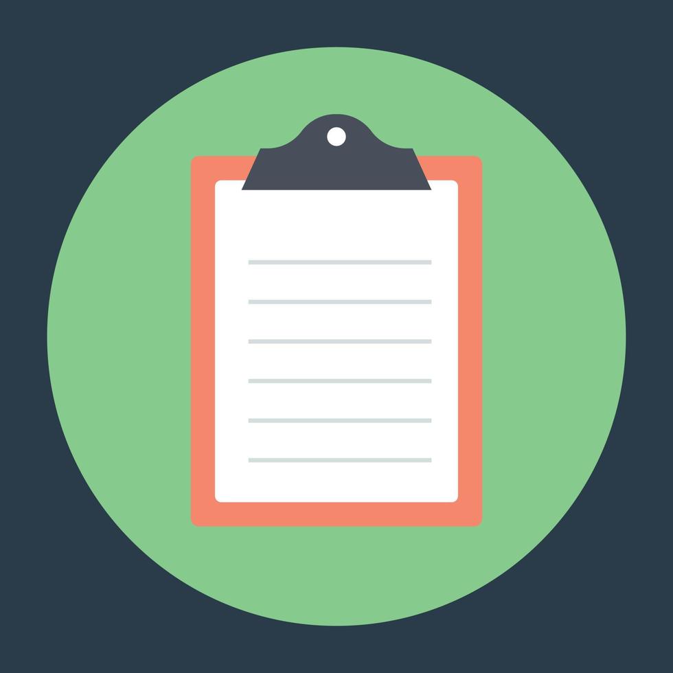 Clipboard Sheet Concepts vector