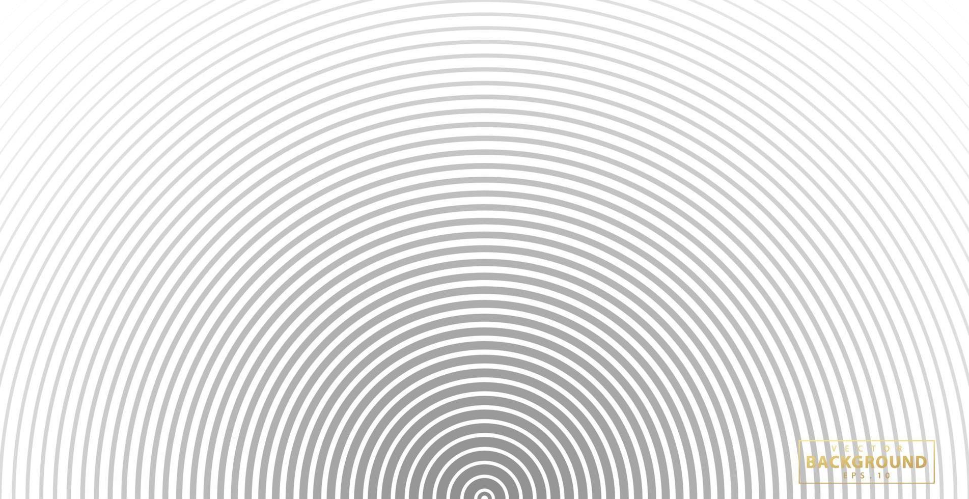 Abstract vector circle halftone black background. Gradient retro line pattern design. Monochrome graphic. Circle for sound wave. vector illustration