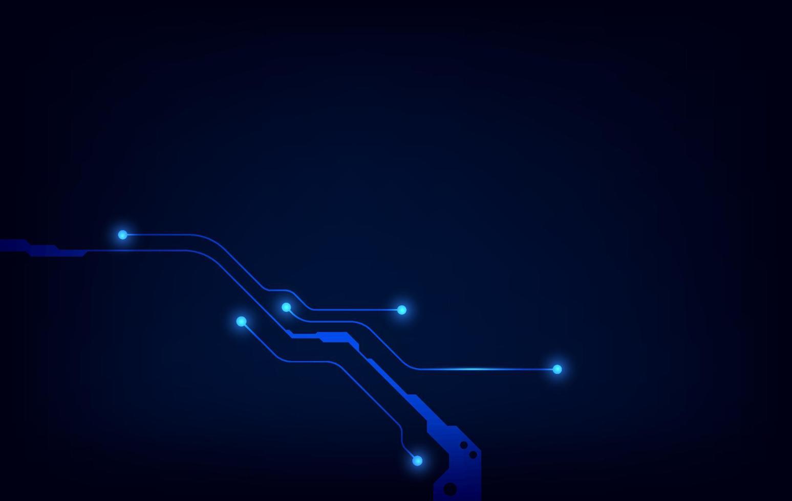 blue technology background with circuit diagram. vector illustration eps10
