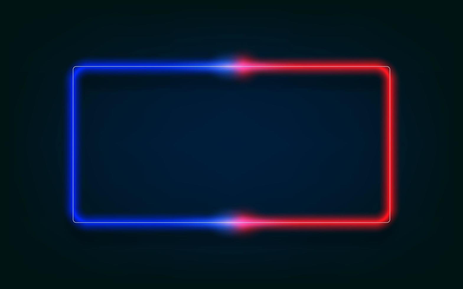 abstract seamless background blue red spectrum looped animation fluorescent ultraviolet light glowing neon line Abstract background web neon box pattern LED screens projection technology. vector