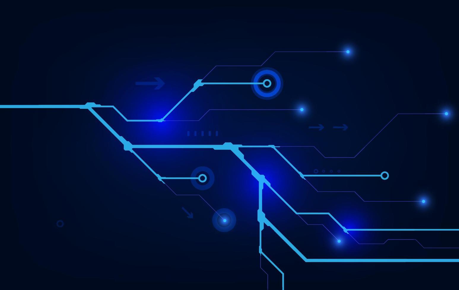 Vector circuit board background technology. illustration