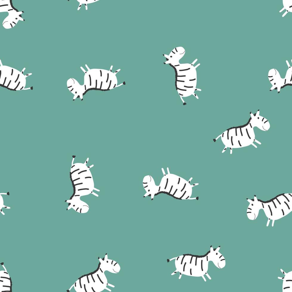 zebra pattern. Animal print. Zebra decor for children's textiles, backgrounds. vector