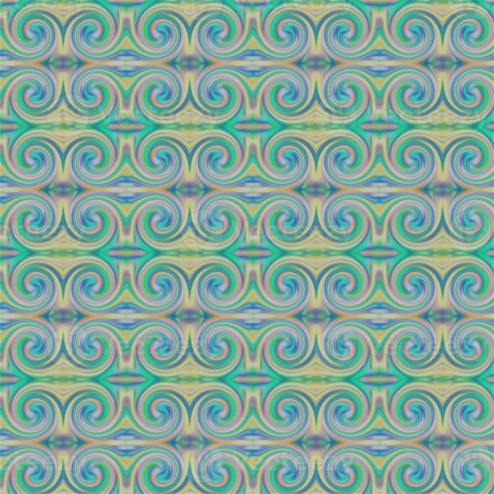 Abstract seamless colorful kaleidoscopic print photo