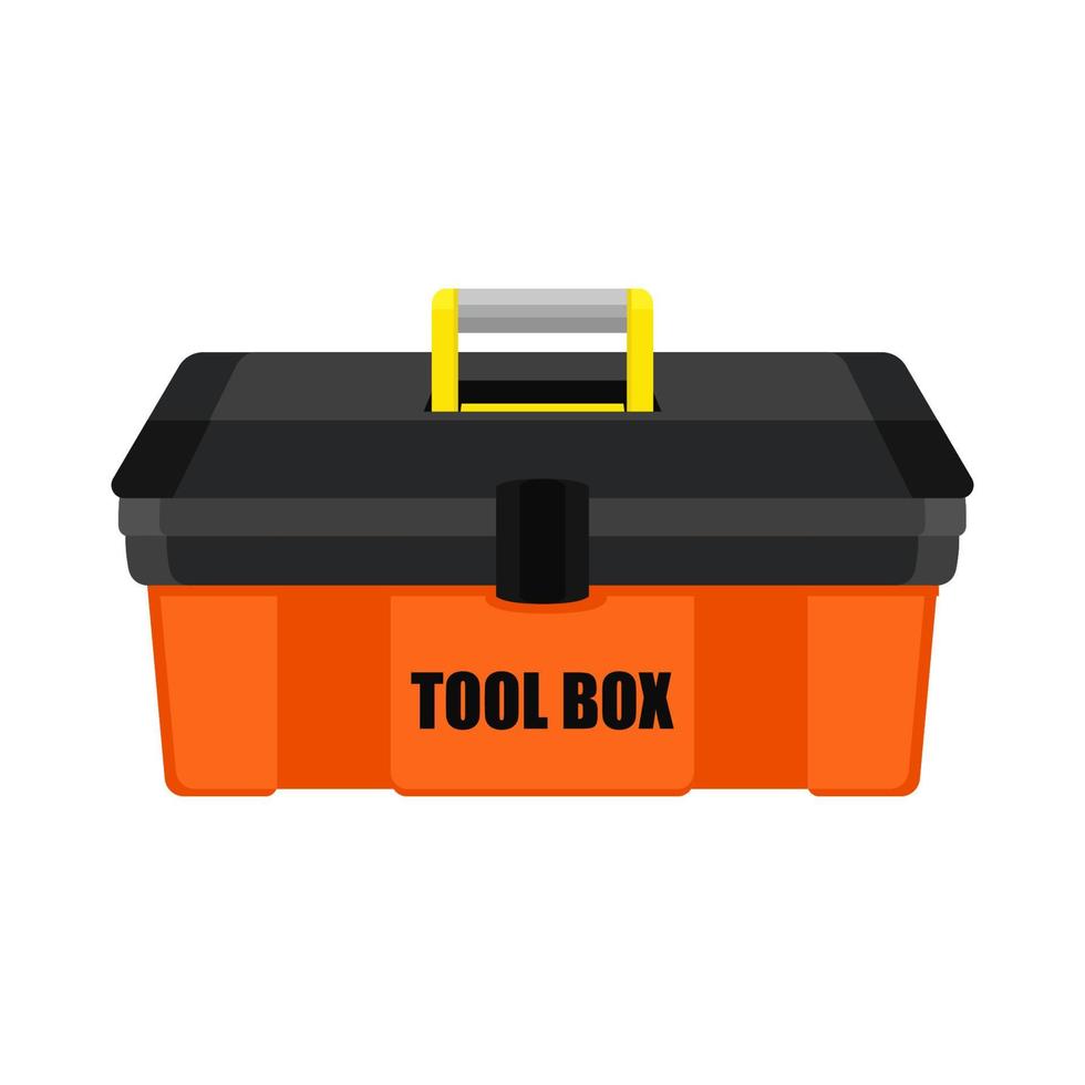 tool box cartoon vector illustration isolated object