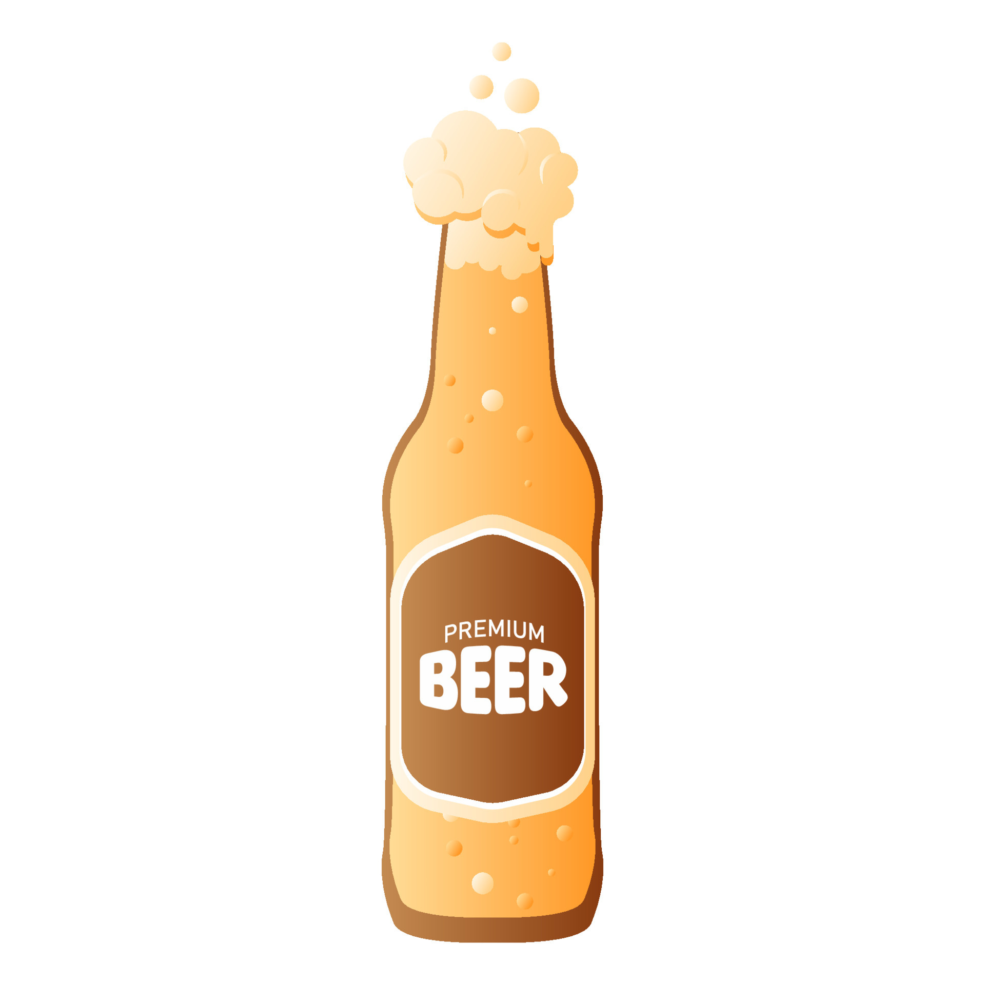 cool drink beer bottle cartoon vector illustration isolated object 6363793  Vector Art at Vecteezy