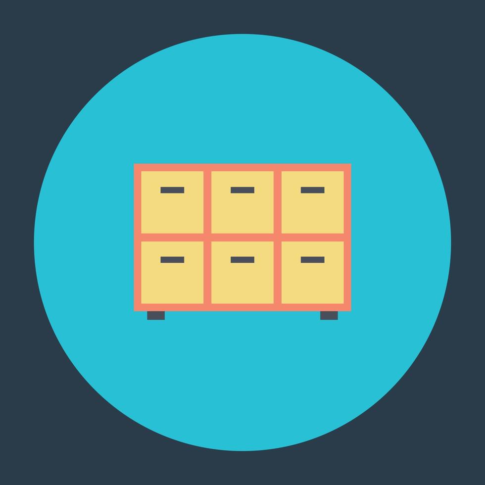 Chest of Drawers vector