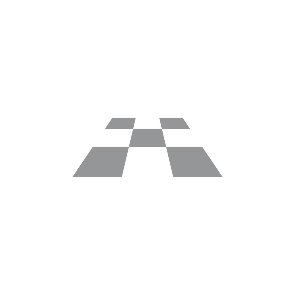floor square 3d flat geometric symbol logo vector