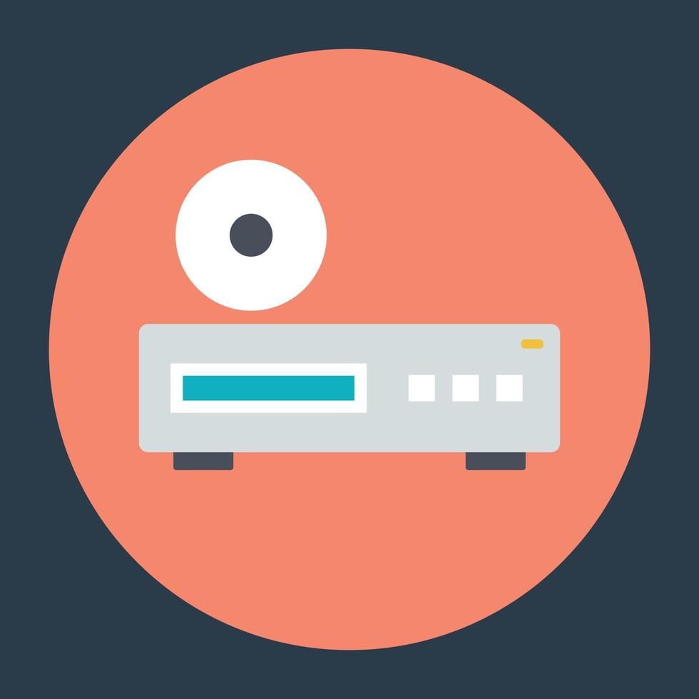 CD Reader Concepts vector