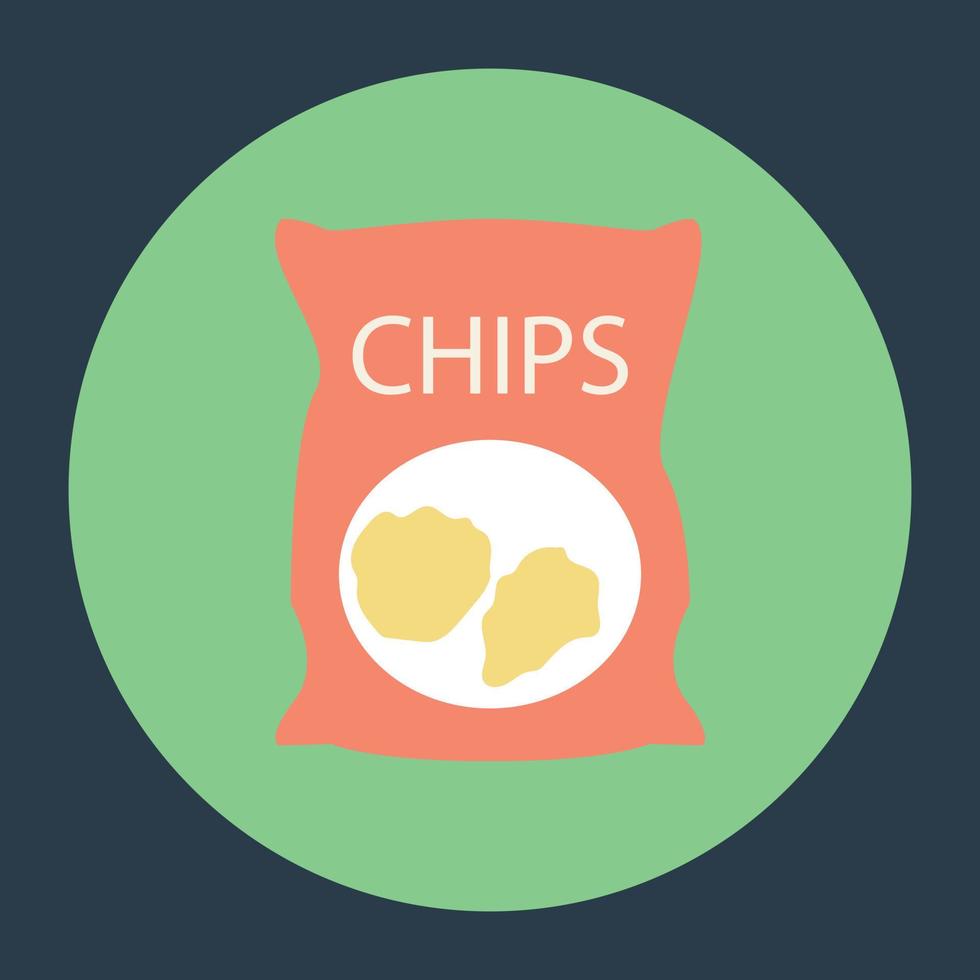 Chips Pack Concepts vector