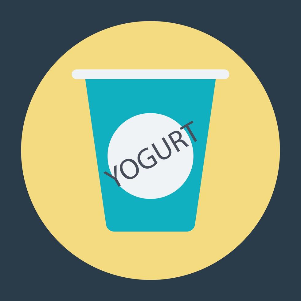 Trendy Yogurt Concepts vector