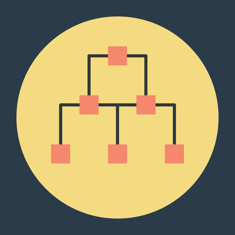 Trendy Hierarchy Concepts vector