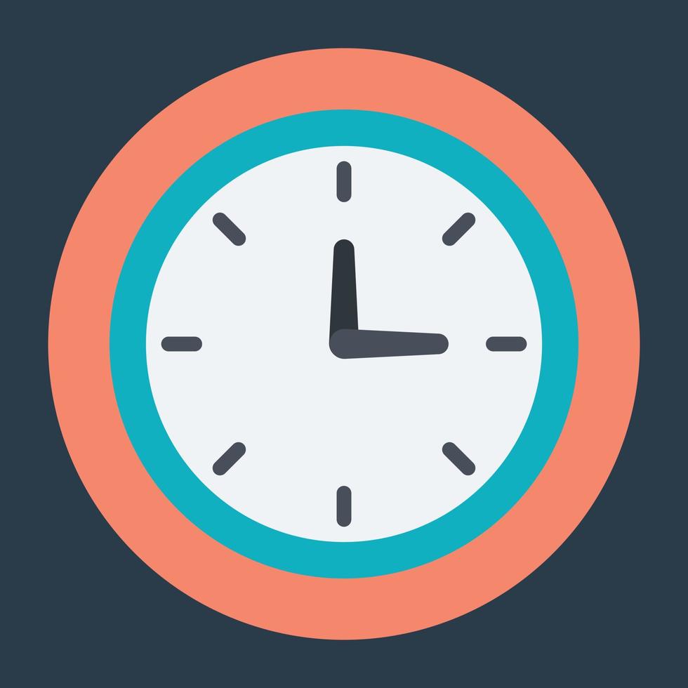 Trendy Clock Concepts vector