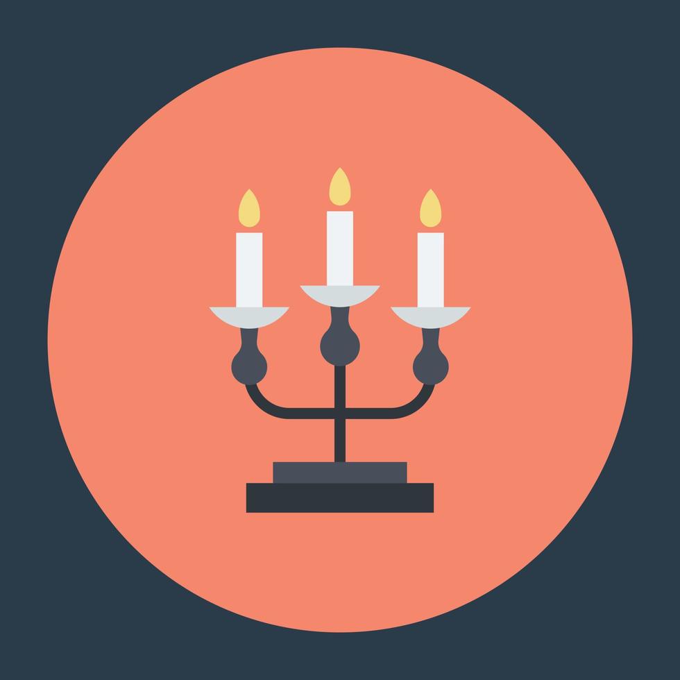 conceptos de velas de moda vector