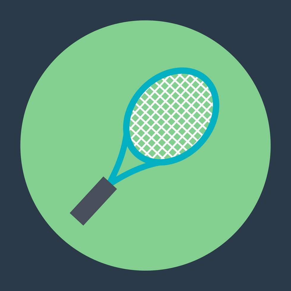 conceptos de bate de tenis vector