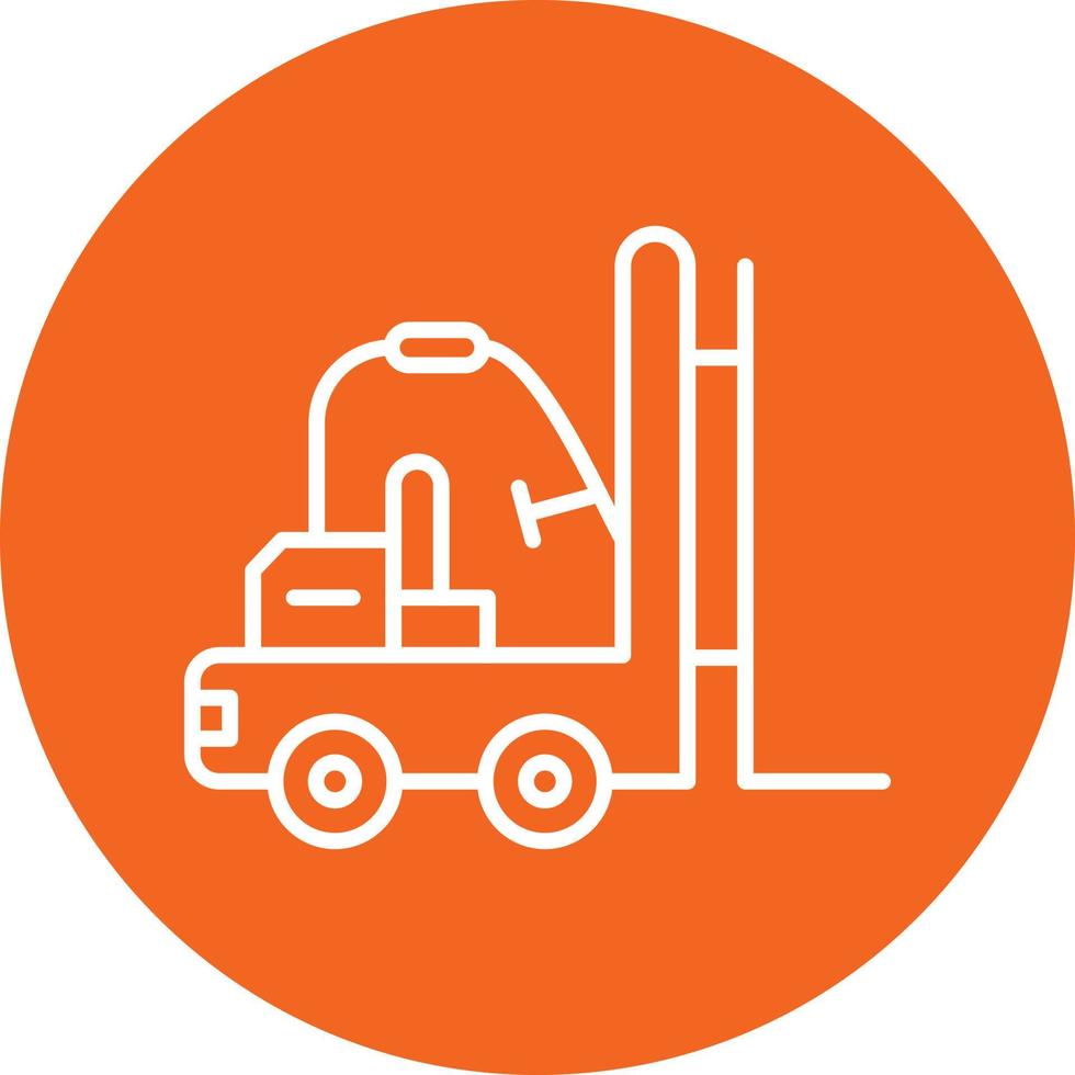 Forklift Icon Style vector