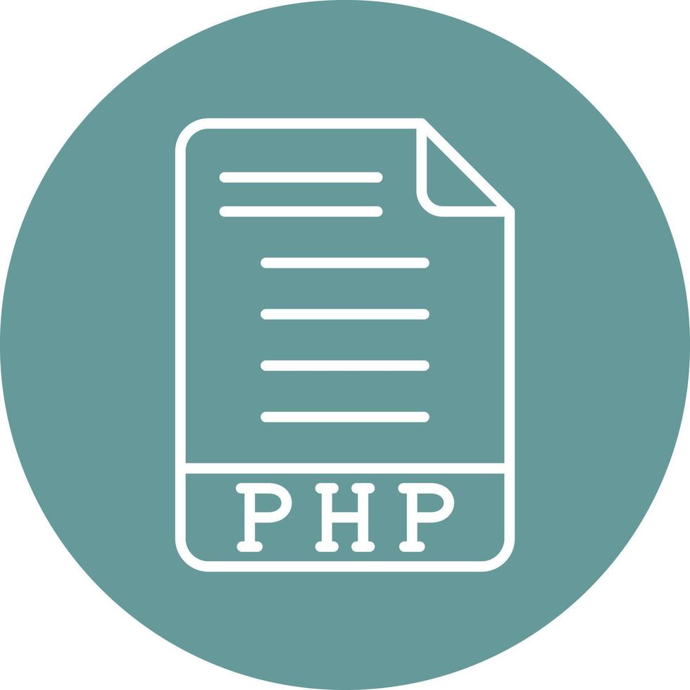 estilo de icono php vector