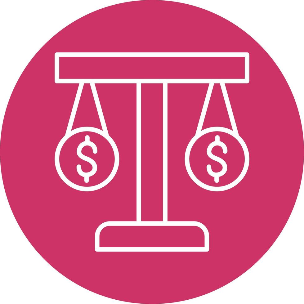 Balance Icon Style vector