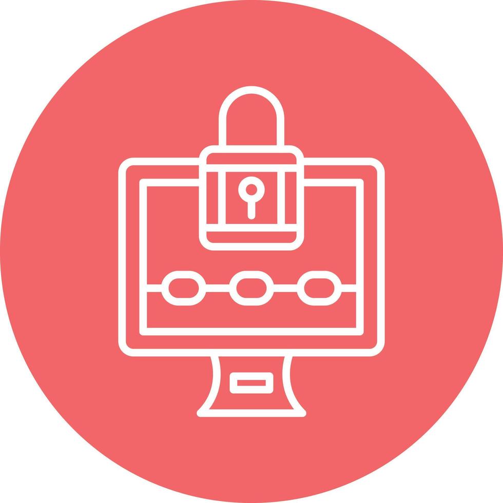 Ransomware Icon Style vector