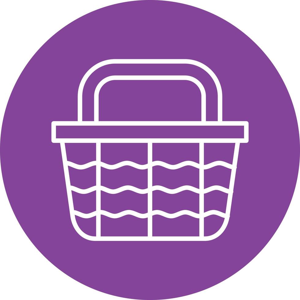 Basket Icon Style vector