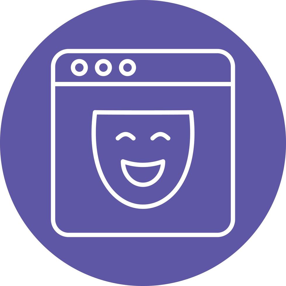 Dark Web Icon Style vector