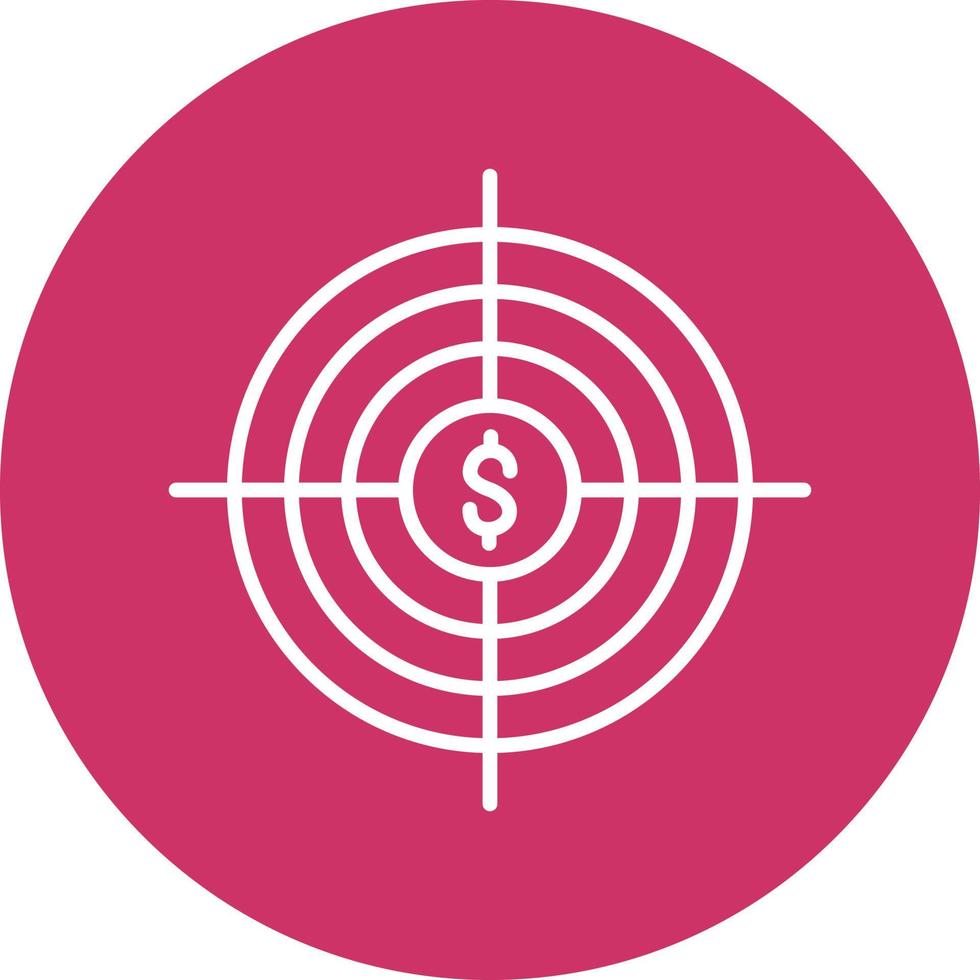 Target Icon Style vector