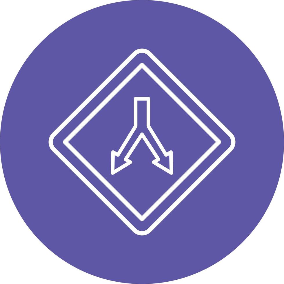 Intersection Icon Style vector