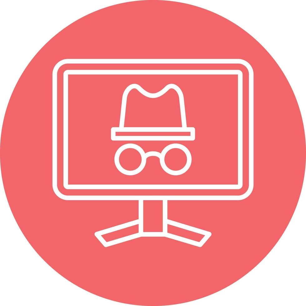 Incognito Icon Style vector