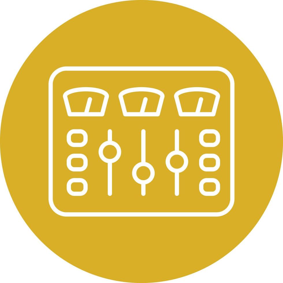 Control Panel Icon Style vector