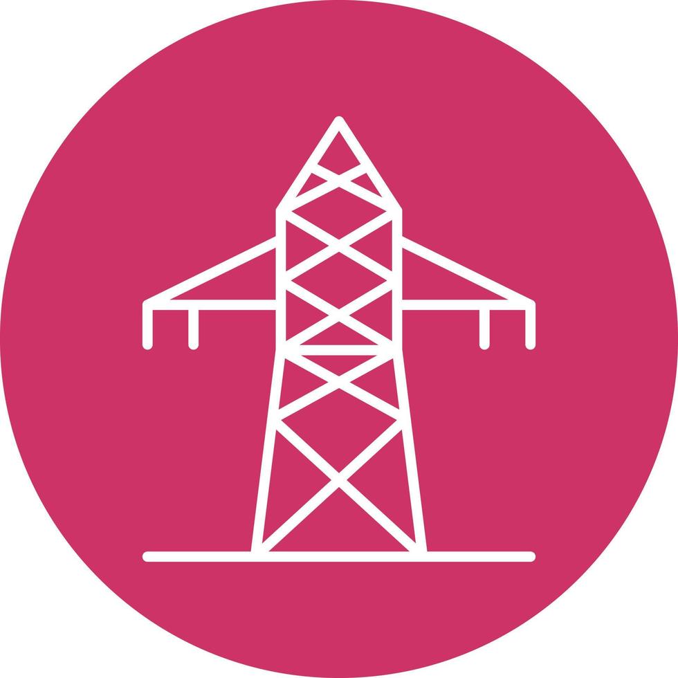 Electric Tower Icon Style vector