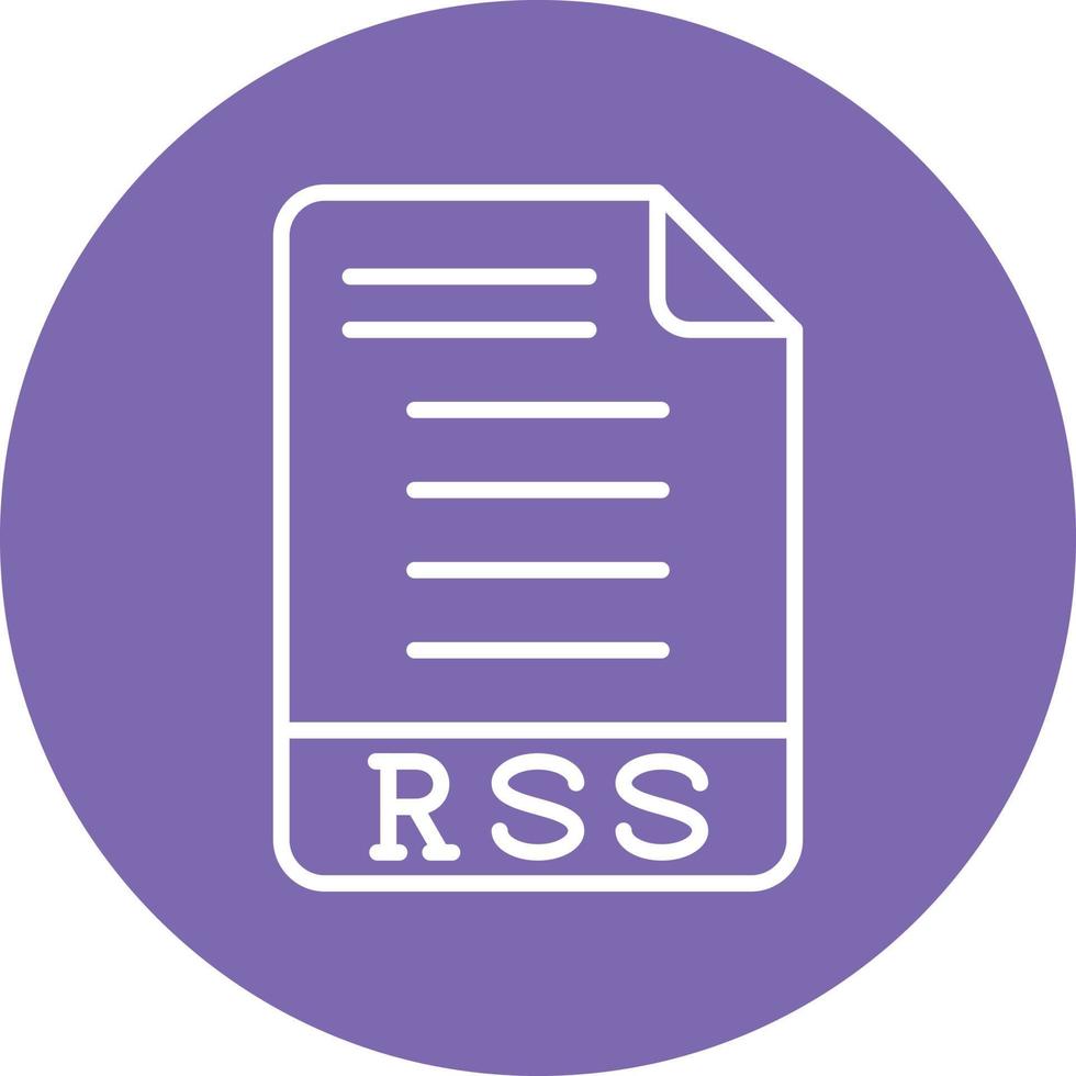 RSS Icon Style vector