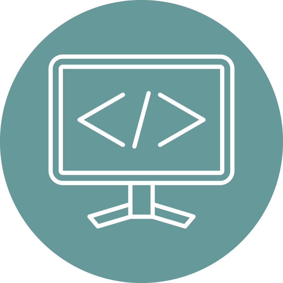 Coding Icon Style vector