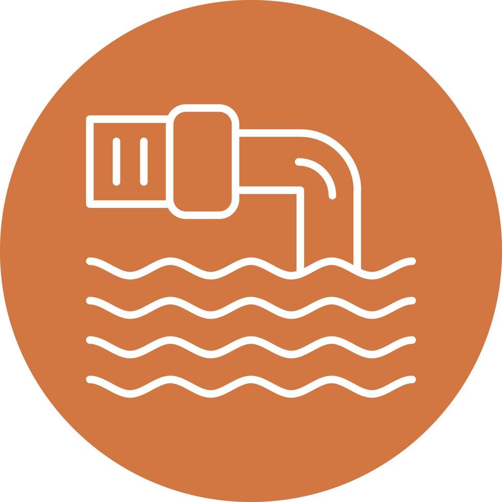Waste Water Icon Style vector