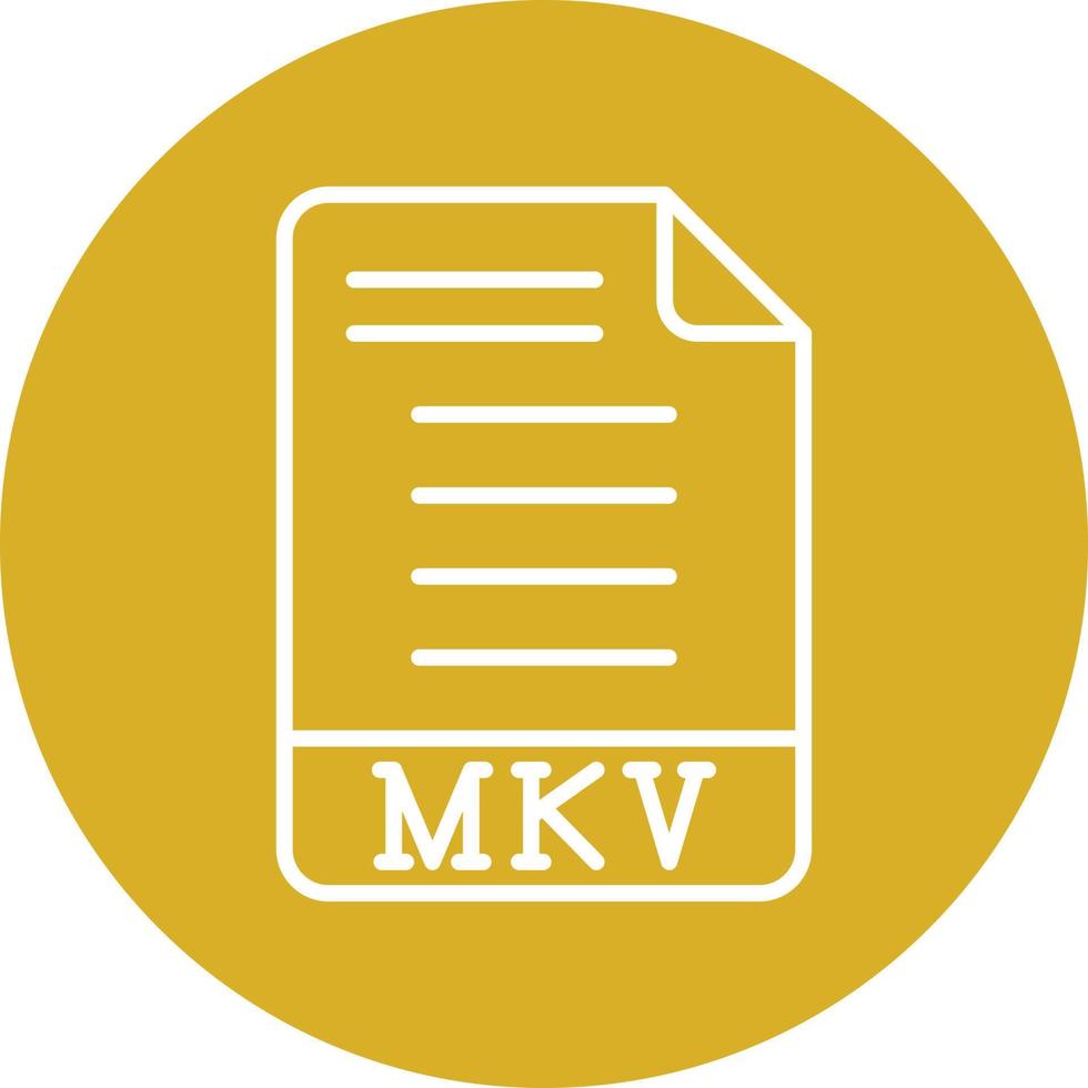 MKV Icon Style vector