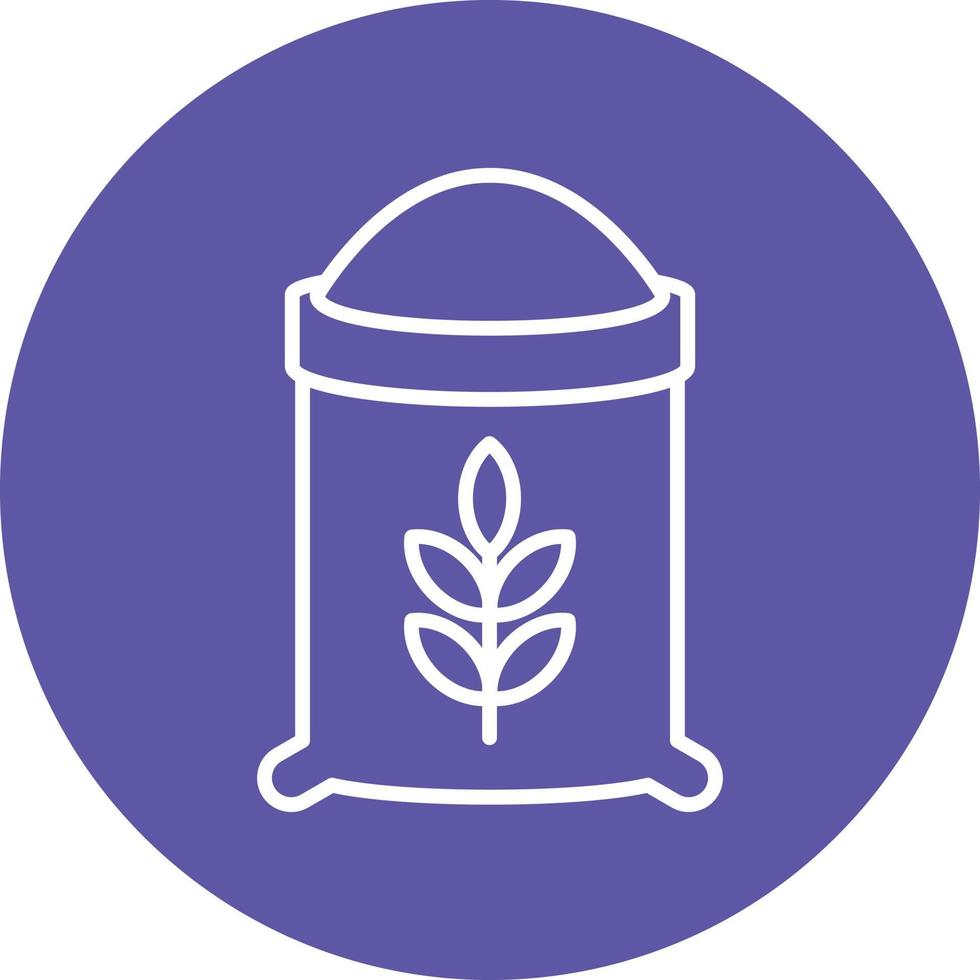 Flour Icon Style vector