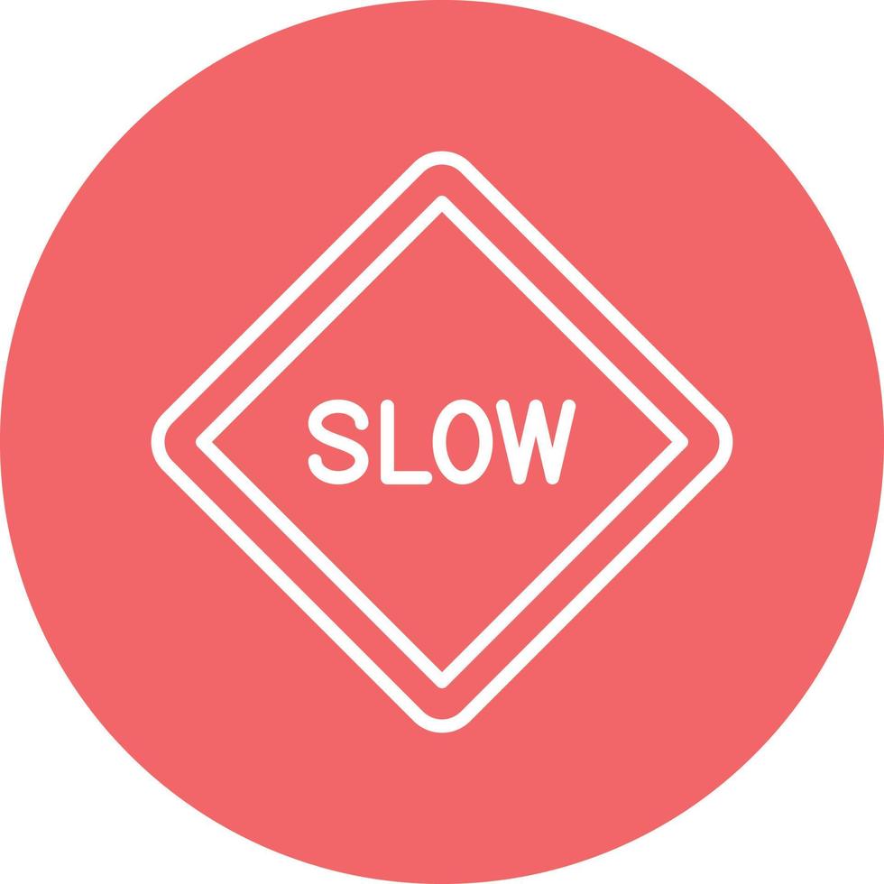 Slow Icon Style vector