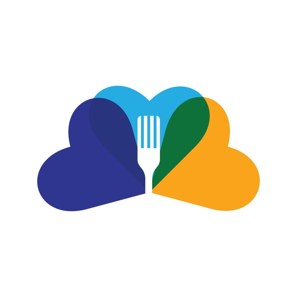 Heart Restaurant Logo vector