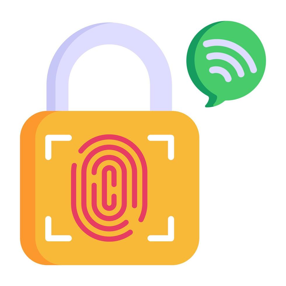 Modern flat style icon of customer support vector