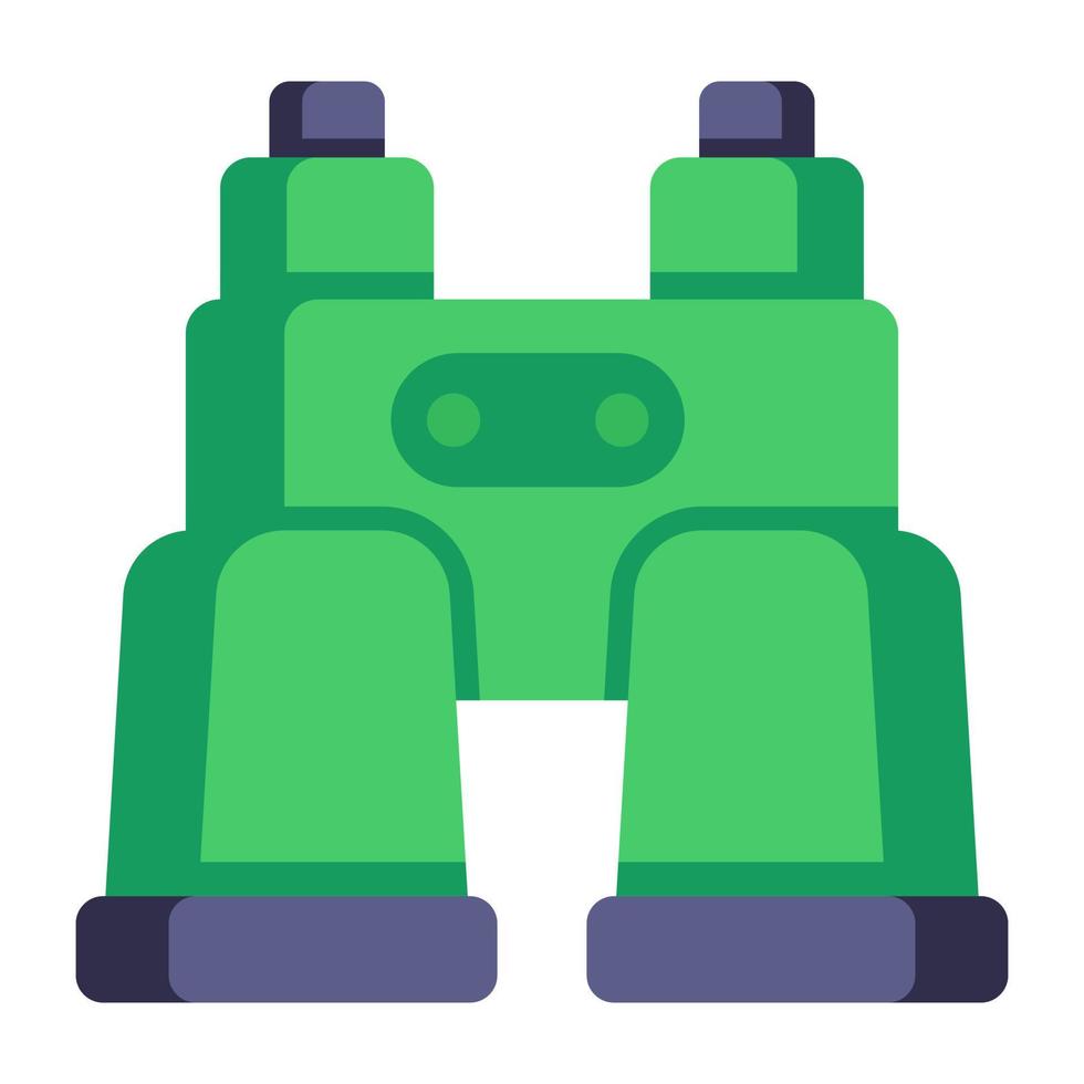 Modern flat icon of army binoculars, field glasses vector