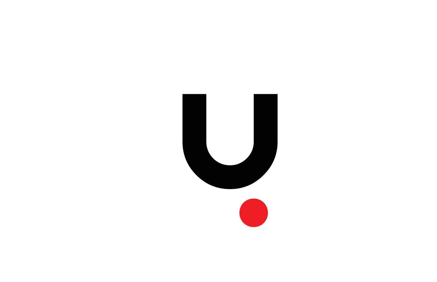 Diseño del icono del logotipo de la letra del alfabeto en blanco y negro. plantilla creativa para negocios y empresas. vector
