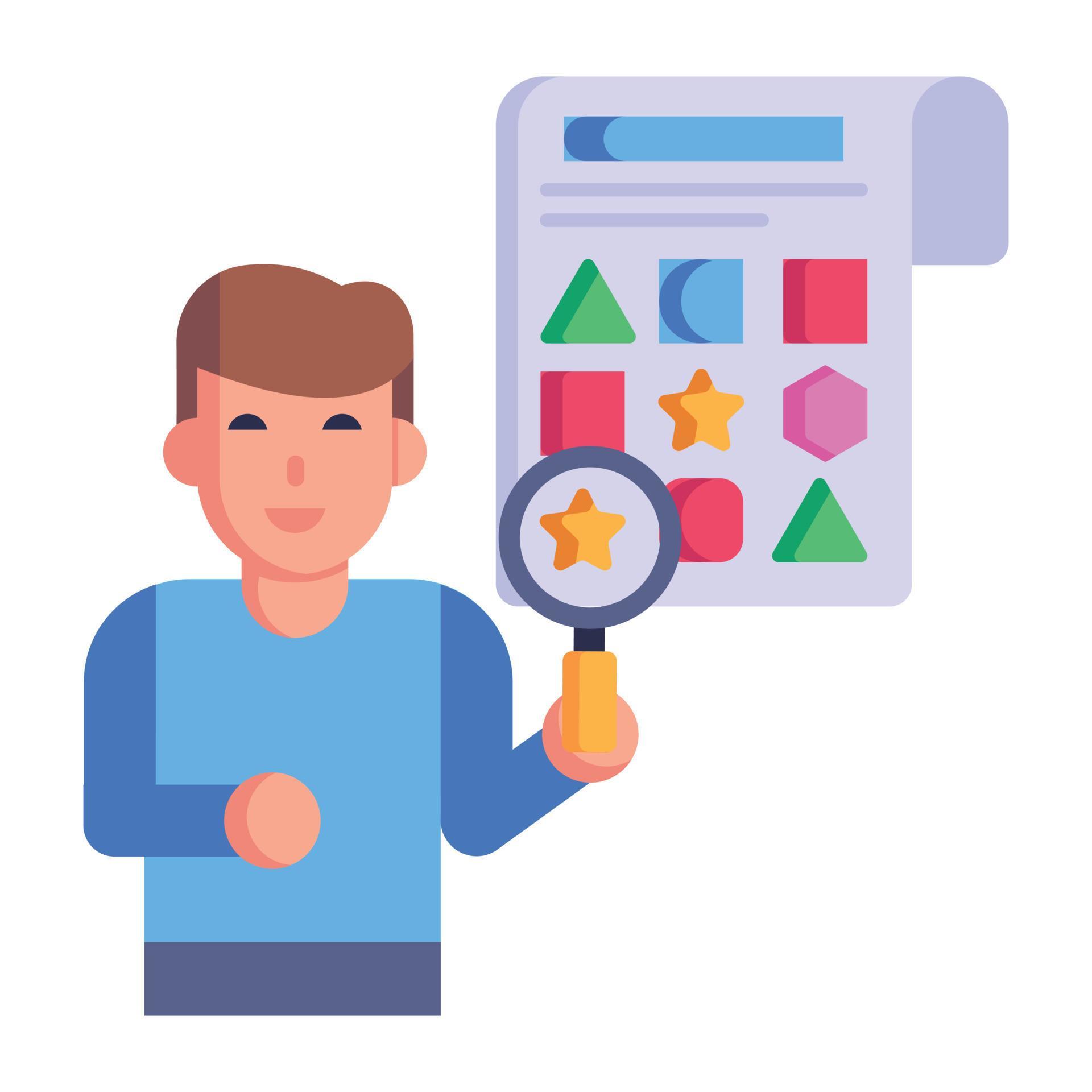 icono plano de muestreo aleatorio, vector editable 6371667 Vector en ...