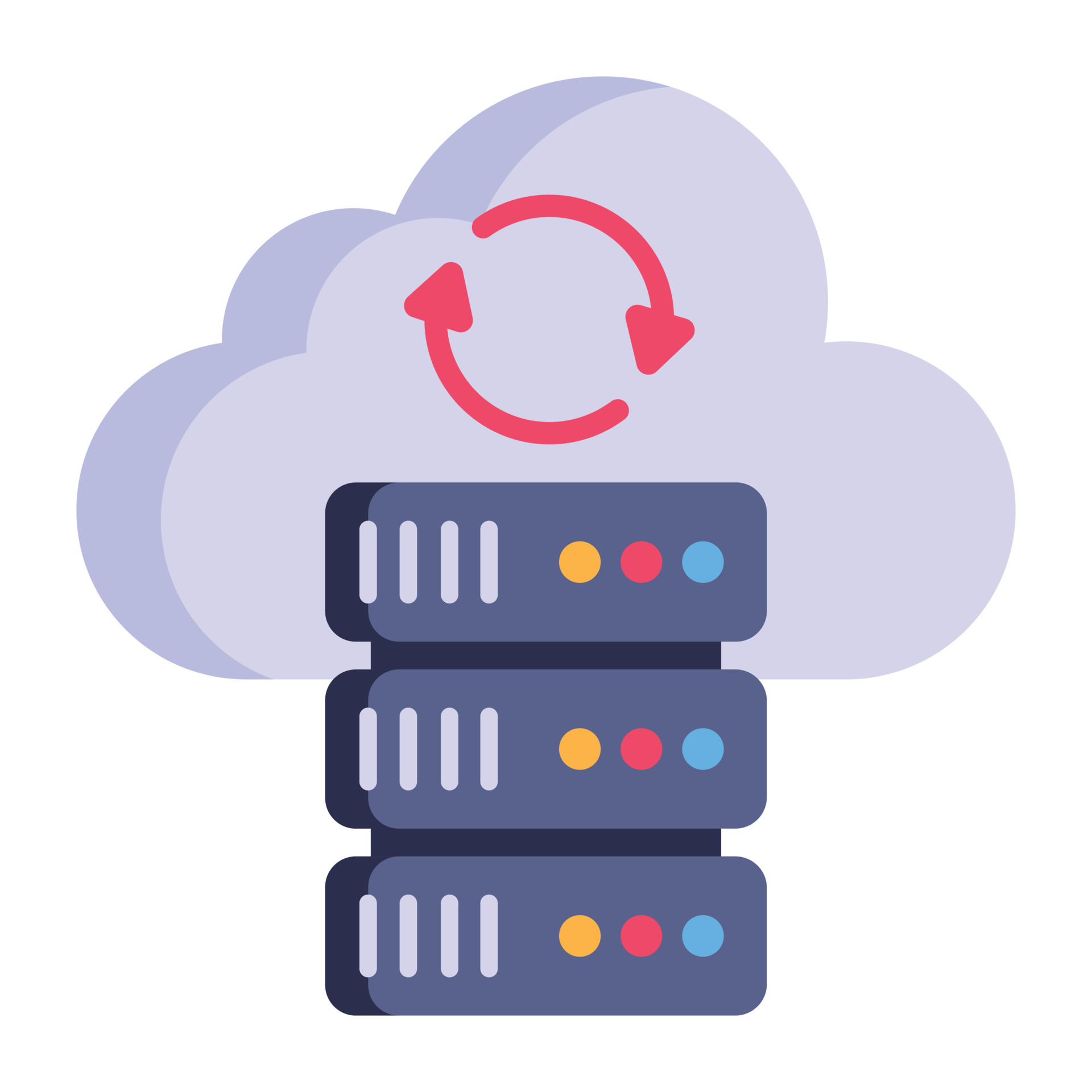 Cloud backup icon