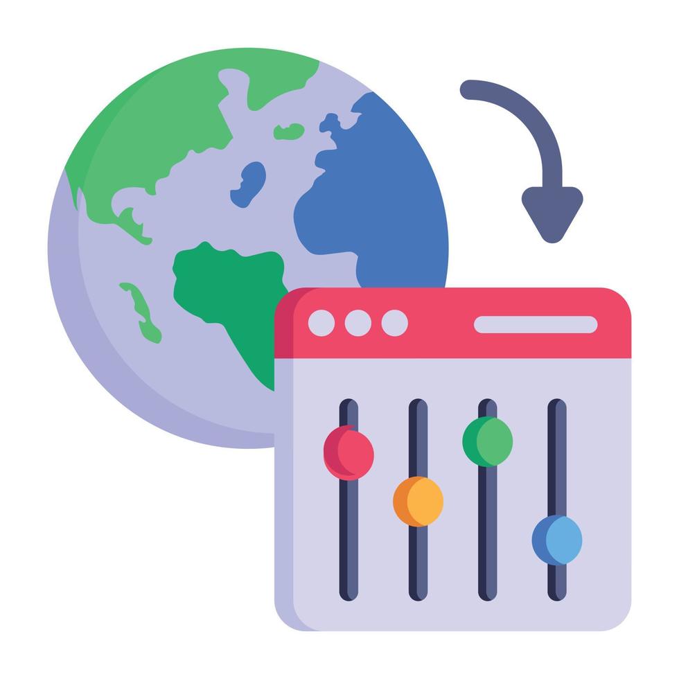 toma este increíble ícono plano del sitio web vector